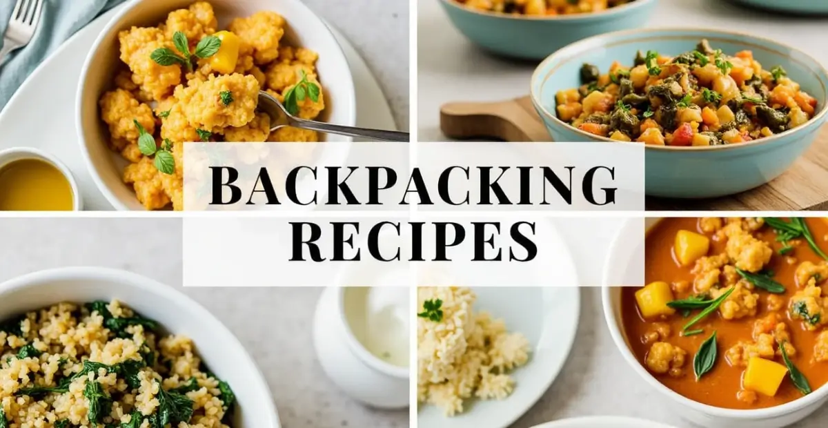 BACKPACKING RECIPES - Delicious and easy-to-make meals for your hiking adventures.