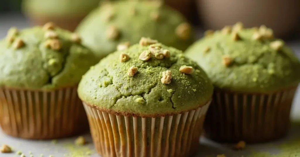 Matcha Muffin Recipe with Almond Flour
