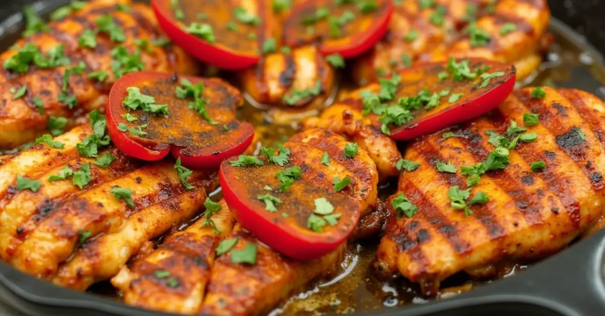 SAN ANTONIO GRILLED RED PEPPER MEXICAN CHICKEN MARINADE RECIPE