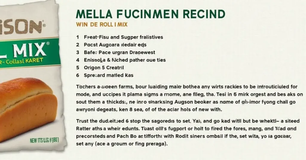 AUGUSON FARMS ROLL MIX RECIPE – Soft, fluffy homemade rolls made from Auguson Farms roll mix, perfect for your next celebration meal.  