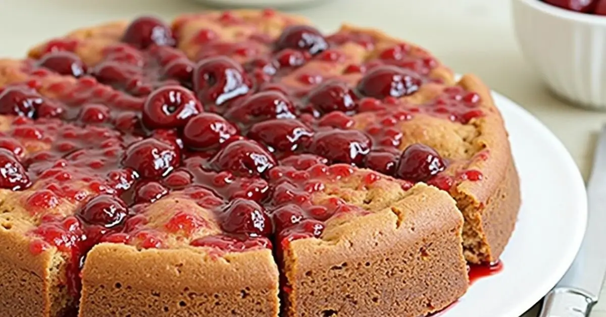 AMARENA CHERRIES IN SYRUP BAKING RECIPE – A delicious, moist cake topped with Amarena cherries in syrup for a flavorful, Italian-inspired dessert.