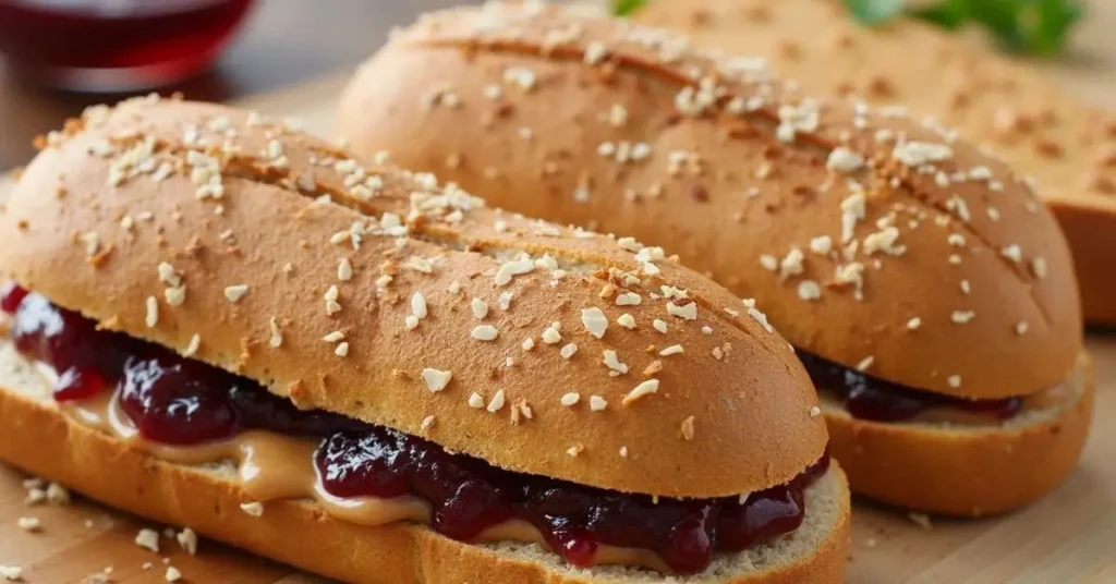 BREAD GRAIN RECIPE PEANUT BUTTER AND JELLY